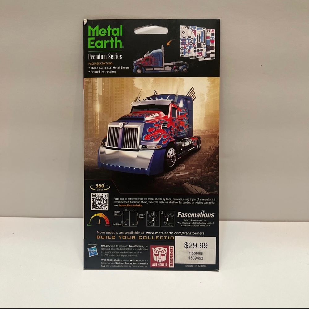 METAL EARTH LOT OF 6